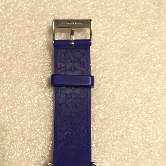 Very nice Coach watch with blue band